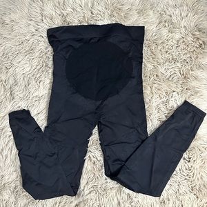 Black maternity leggings XL